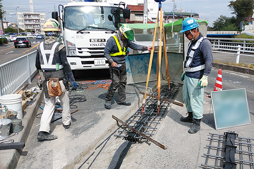 橋梁技建 伸縮装置設置 施工事例